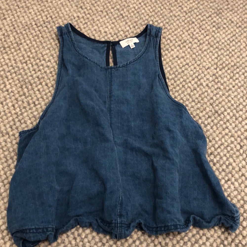 Jean tank top